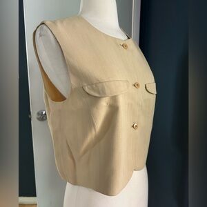 Vintage Giorgio Armani Cream Vest